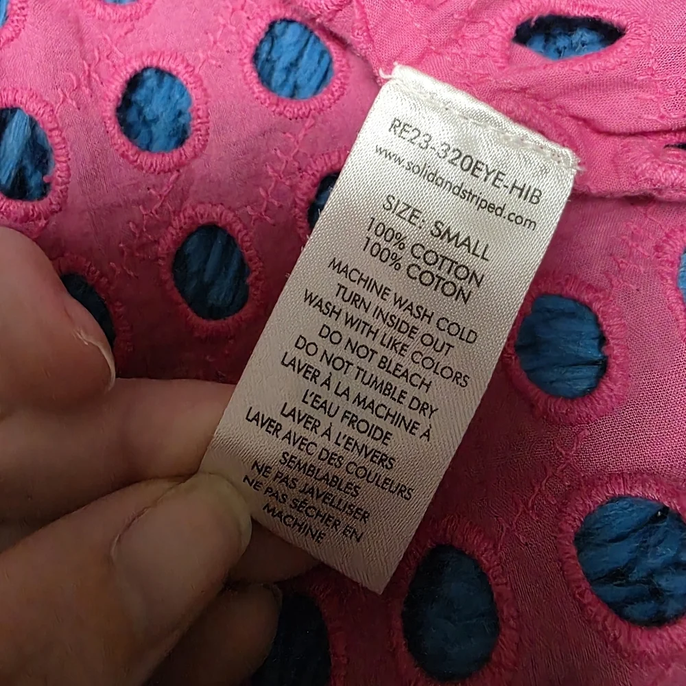 Solid&Striped Pink Sarah Dress Size Small - Picture 7 of 8